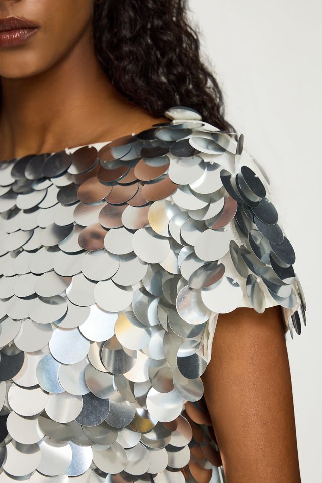 By Anthropologie Sequin Mini Dress #4