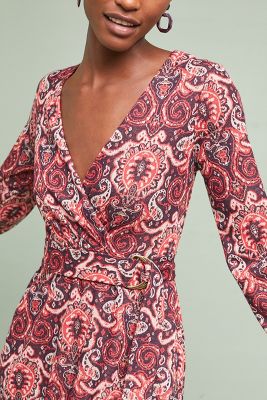 anthropologie paisley dress