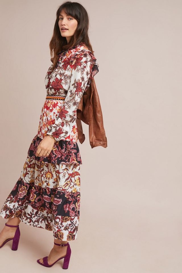 Emilie Patchwork Maxi Dress #1