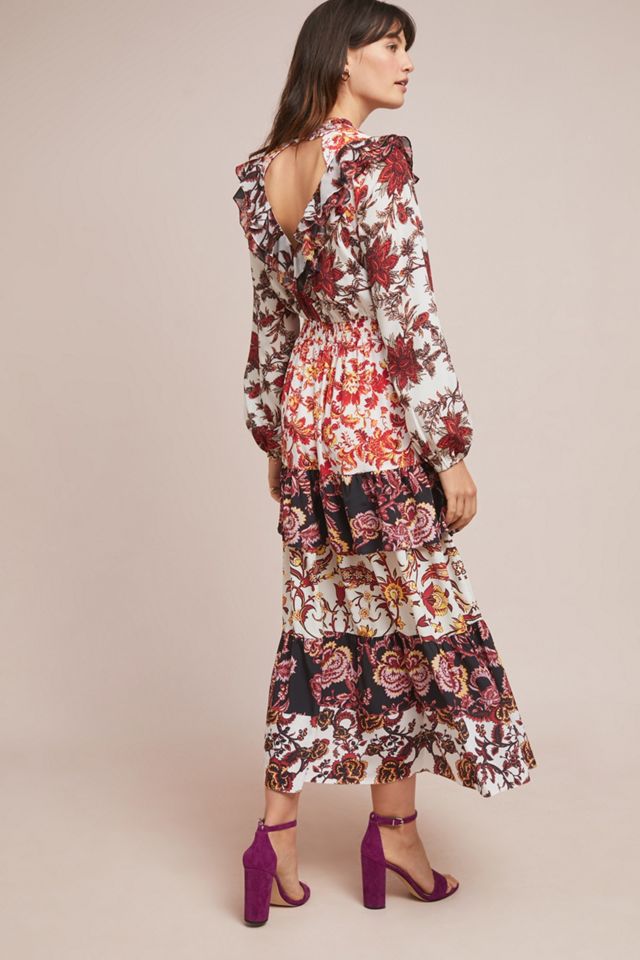 Emilie Patchwork Maxi Dress #2