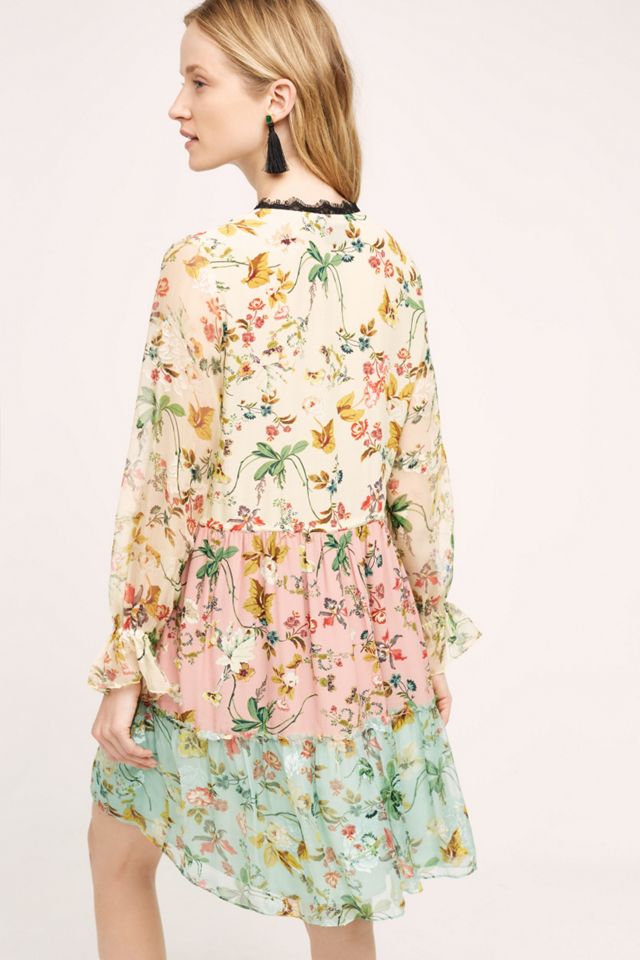 Wild Rose Silk Dress #1