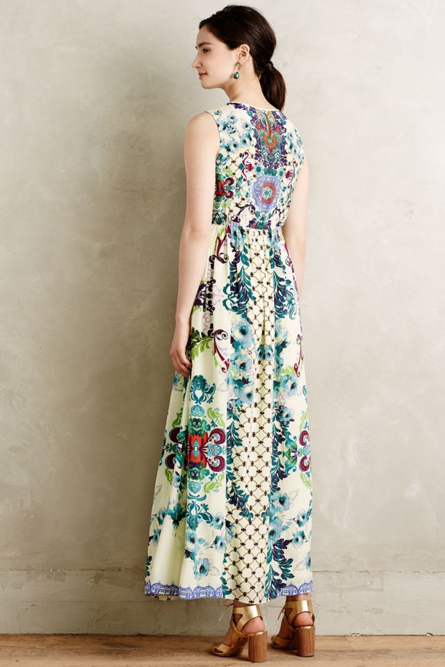 Embroidered Canaria Maxi Dress #1