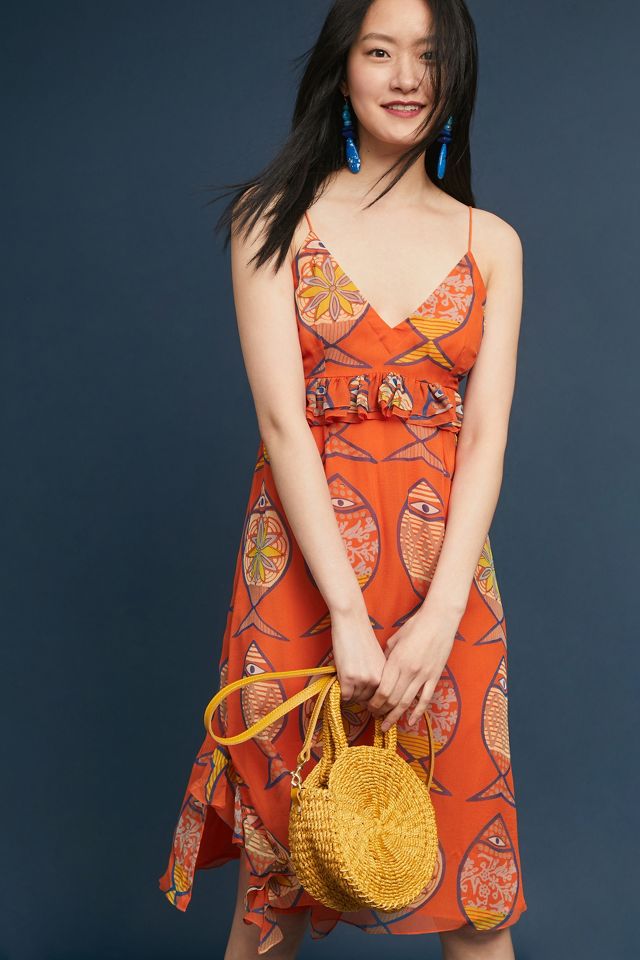 Anthropologie fish clearance dress