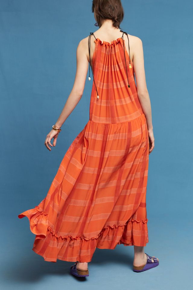 Riya Silk Halter Dress #3