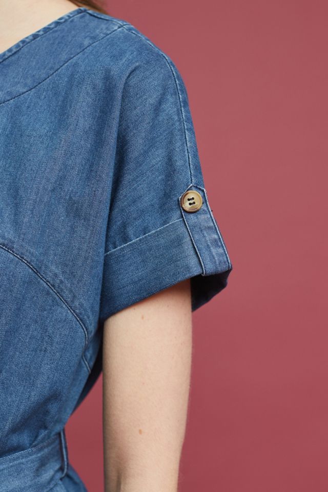 Faded Denim Dress #1