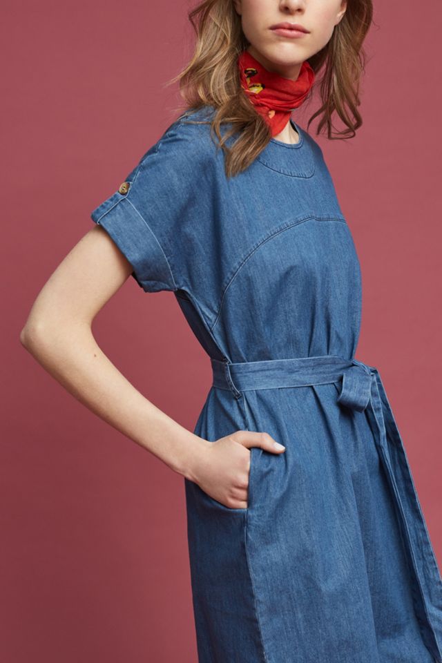 Faded Denim Dress #2