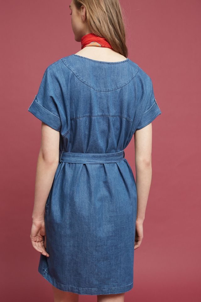 Faded Denim Dress #3