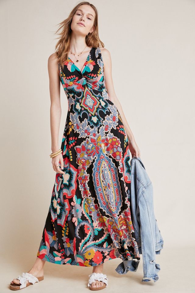 Anthropologie maeve maxi dress sale