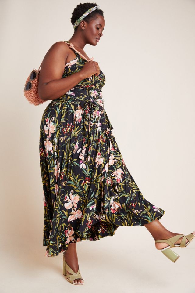 Maeve Gabriela Ruffled Maxi Dress #8