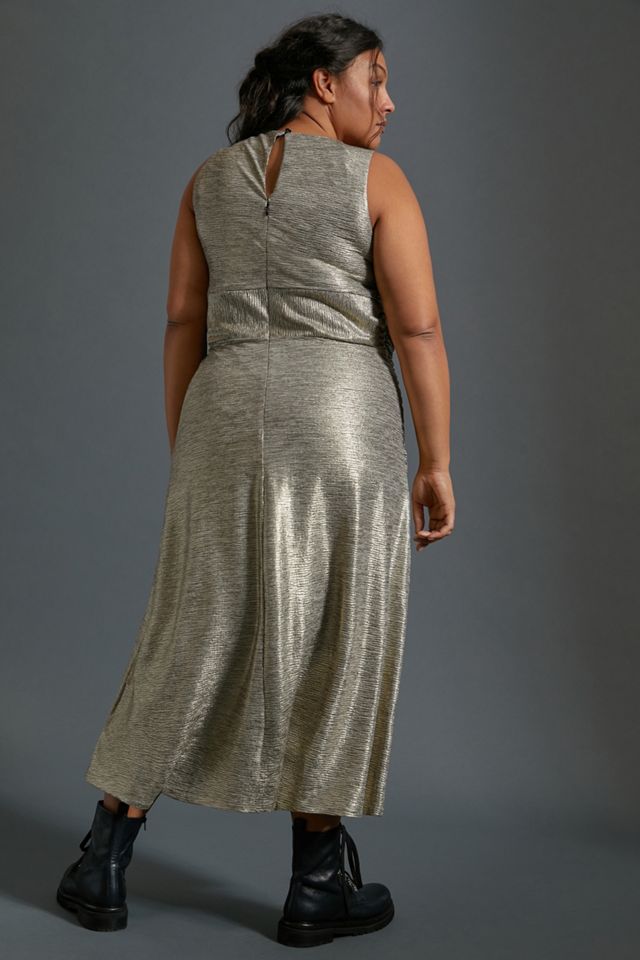 Kari Metallic Midi Dress #7