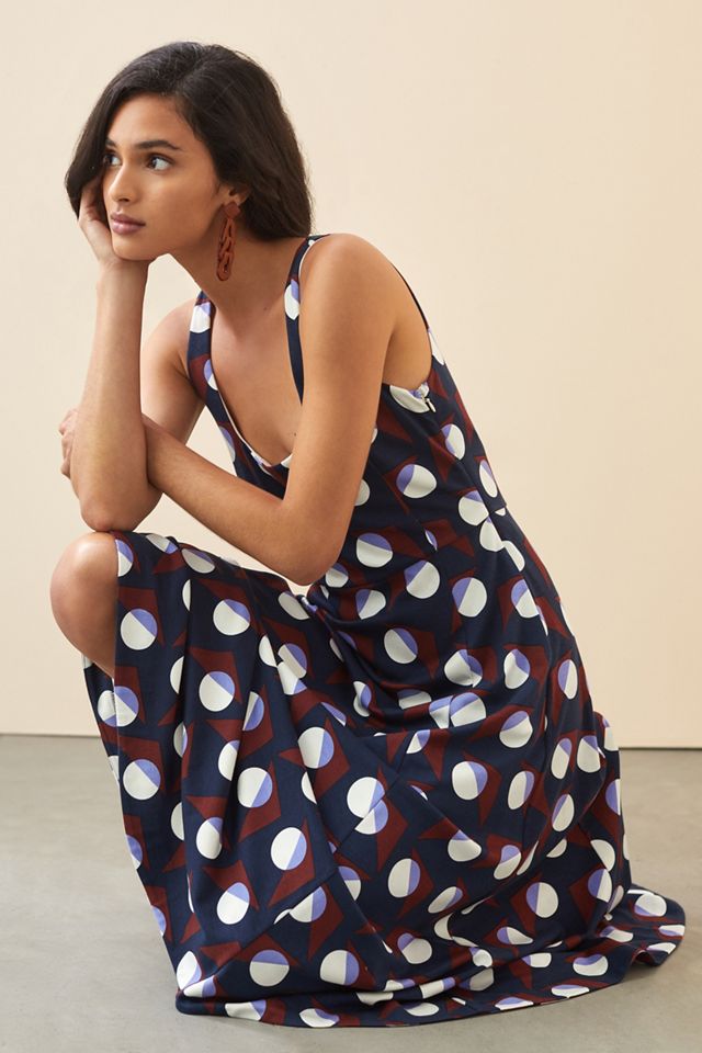 Maeve Square Neck Midi Dress
