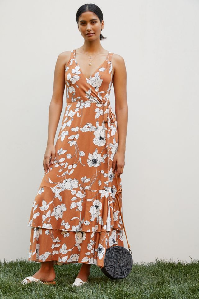 Ruffled Floral Midi Dress #3