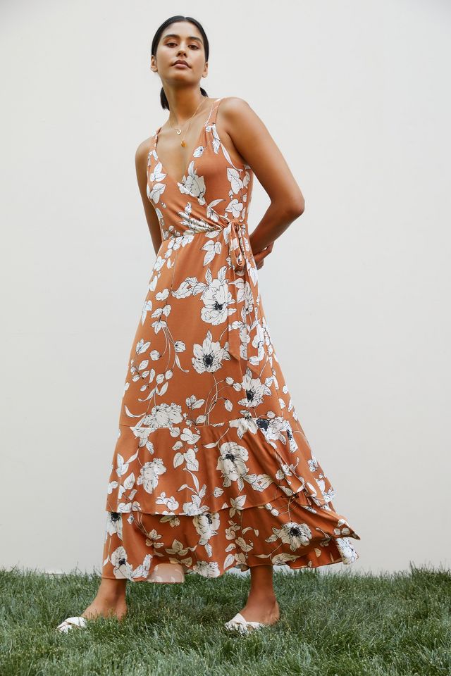 Anthropologie floral dress sale