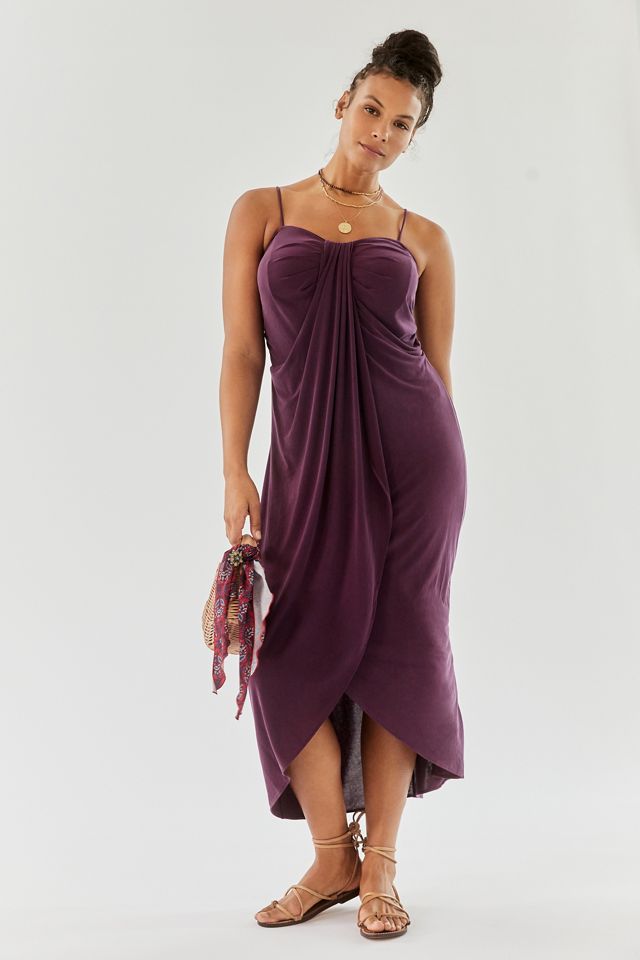 anthropologie slim ribbed knit midi dress Anthropologie Aimee Slim Ribbed Knit Midi Dress In Brown - 43% Off