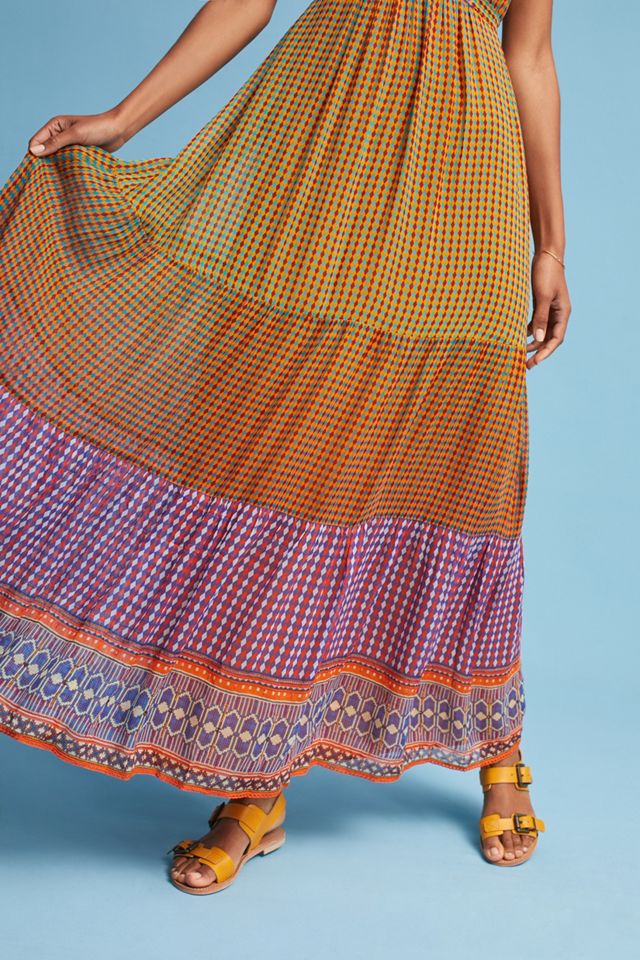 Aelyn Embroidered Maxi Dress #1