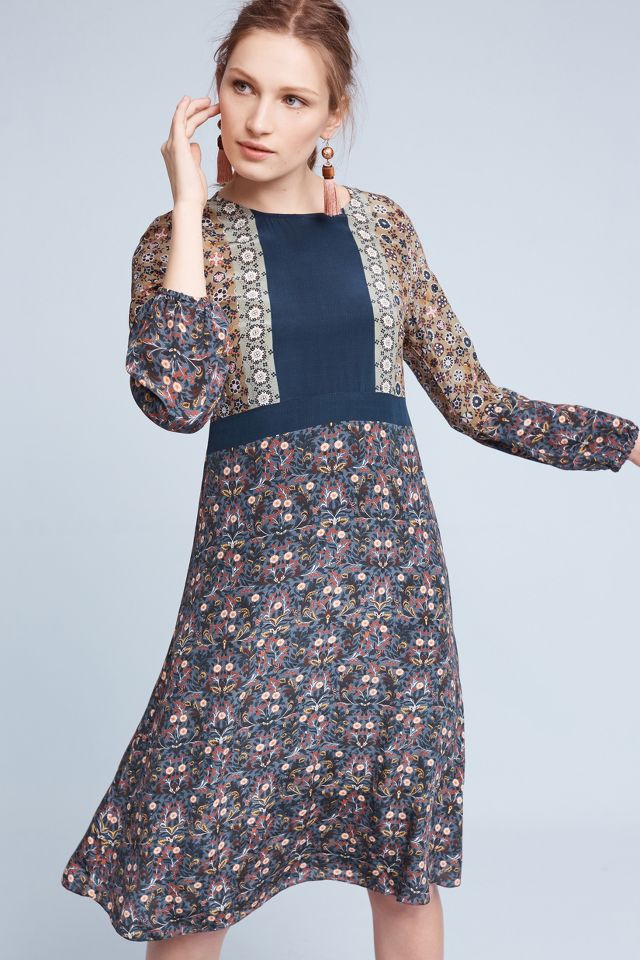 Anthropologie peasant outlet dress