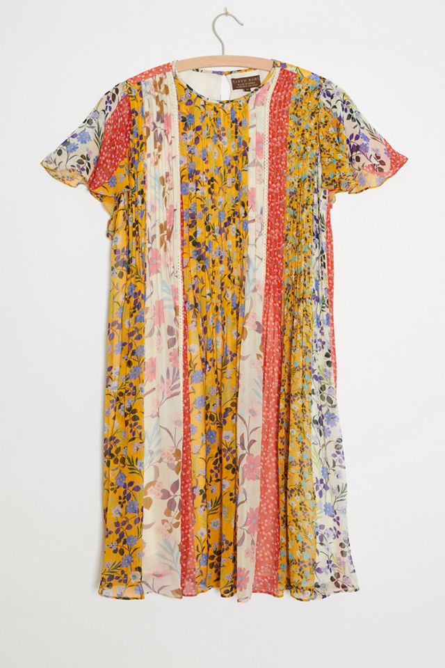 Taylor Pintucked Mini Dress #4