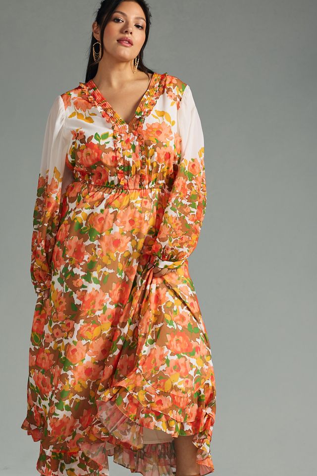 Vineet Bahl Long-Sleeve Dress #7