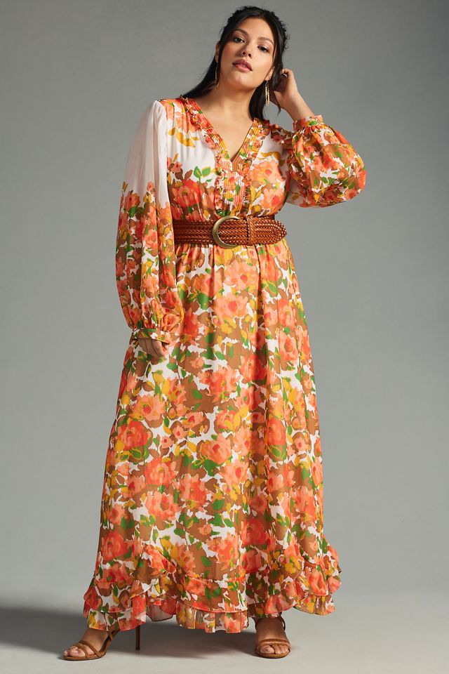 Vineet Bahl Long-Sleeve Dress #4