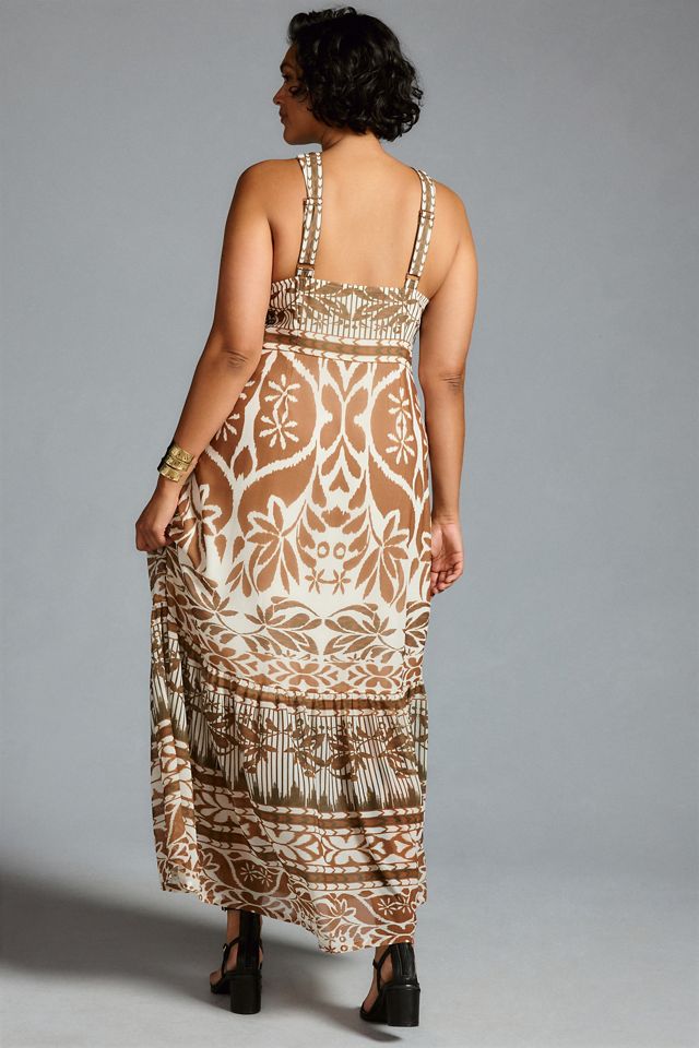 Vineet Bahl Printed Halter Dress #8