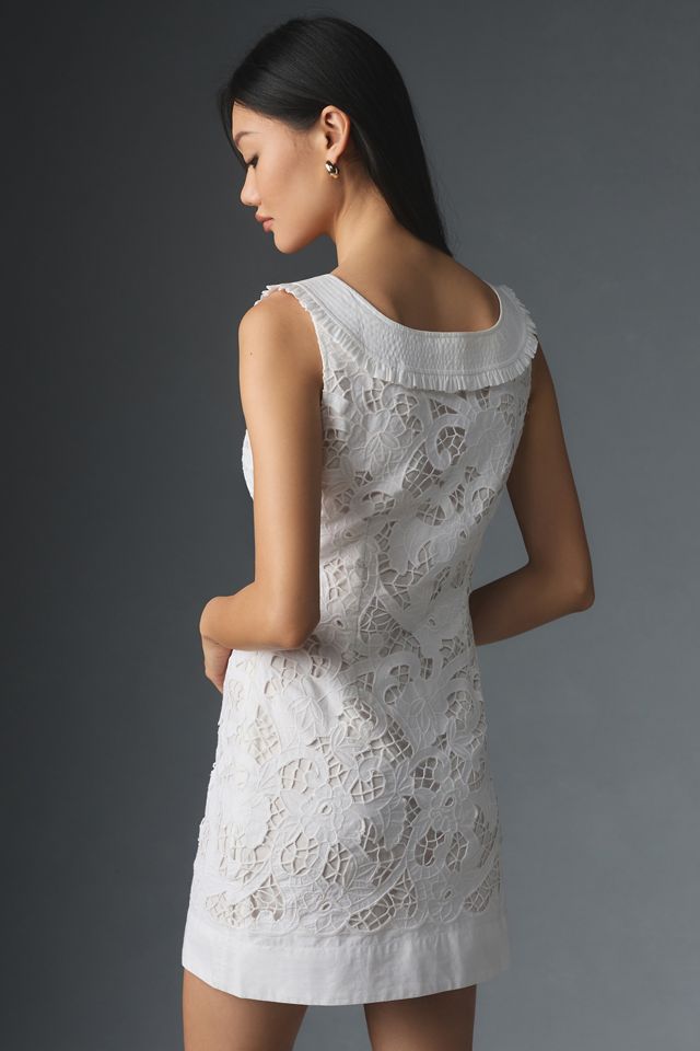 Robe courte à fleurs découpées Vineet Bahl #3