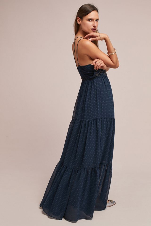 Lucinda Beaded Maxi Dress | Anthropologie