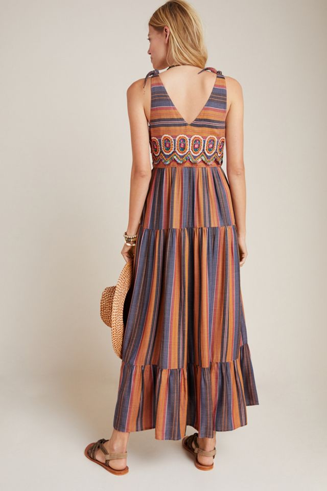 Agave Embroidered Maxi Dress #2