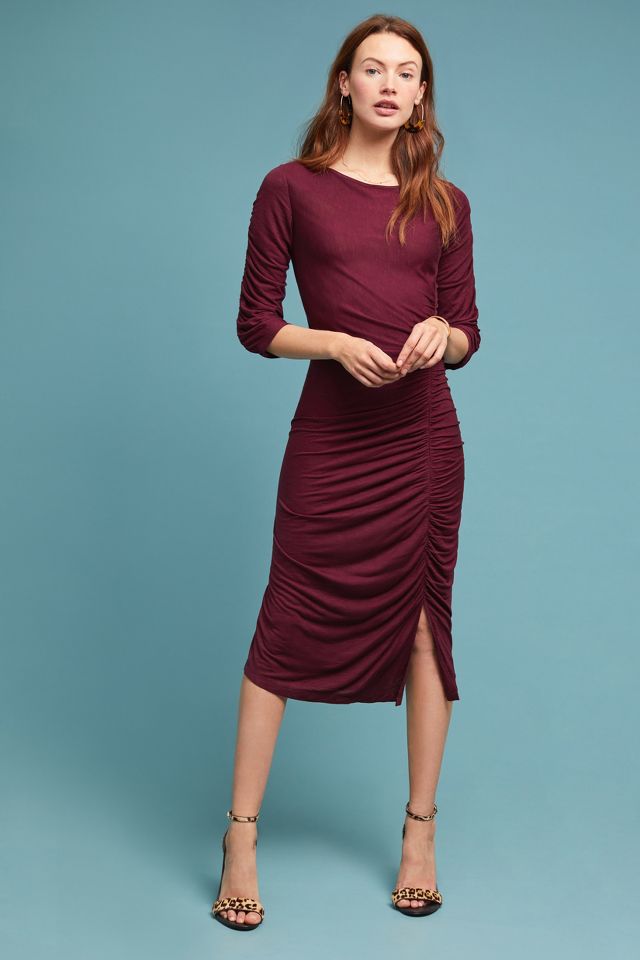 Sarah Ruched Petite Dress