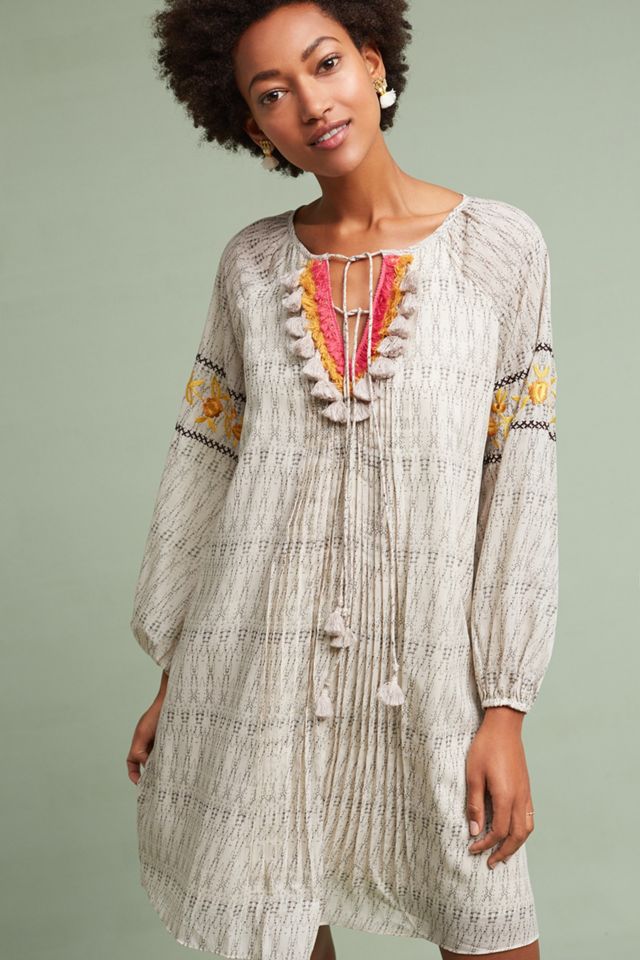 Karina Embroidered Tunic Dress #1
