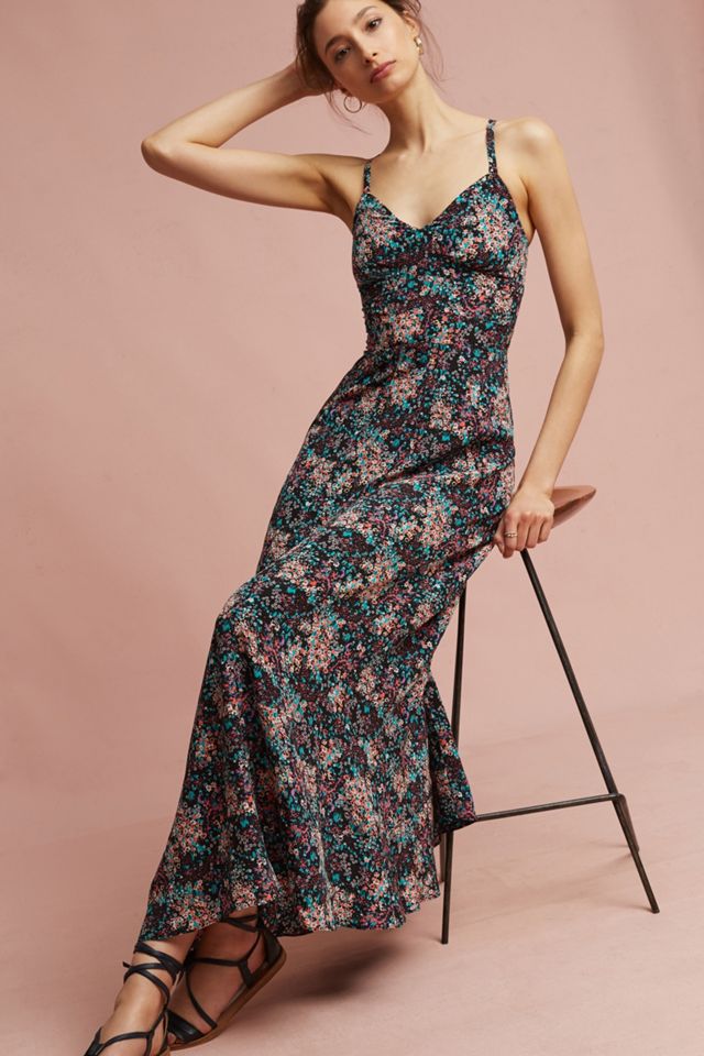 ailsa silk dress Reformation Ailsa Silk Dress In Ivory Jacquard - 70% Off