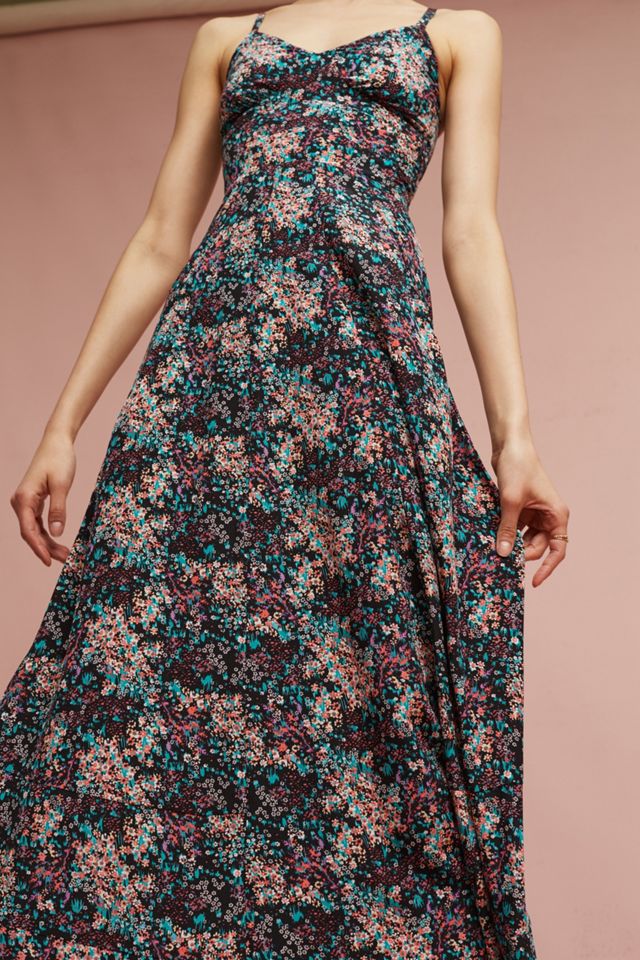 ailsa silk dress Reformation Ailsa Silk Dress in Natural
