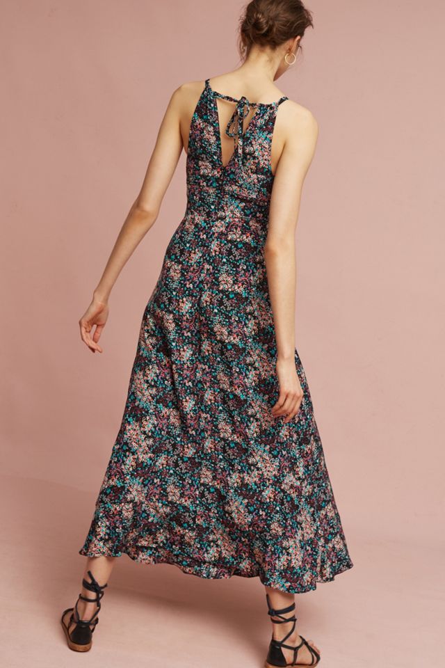 ailsa silk dress Reformation Ailsa Silk Dress in Natural
