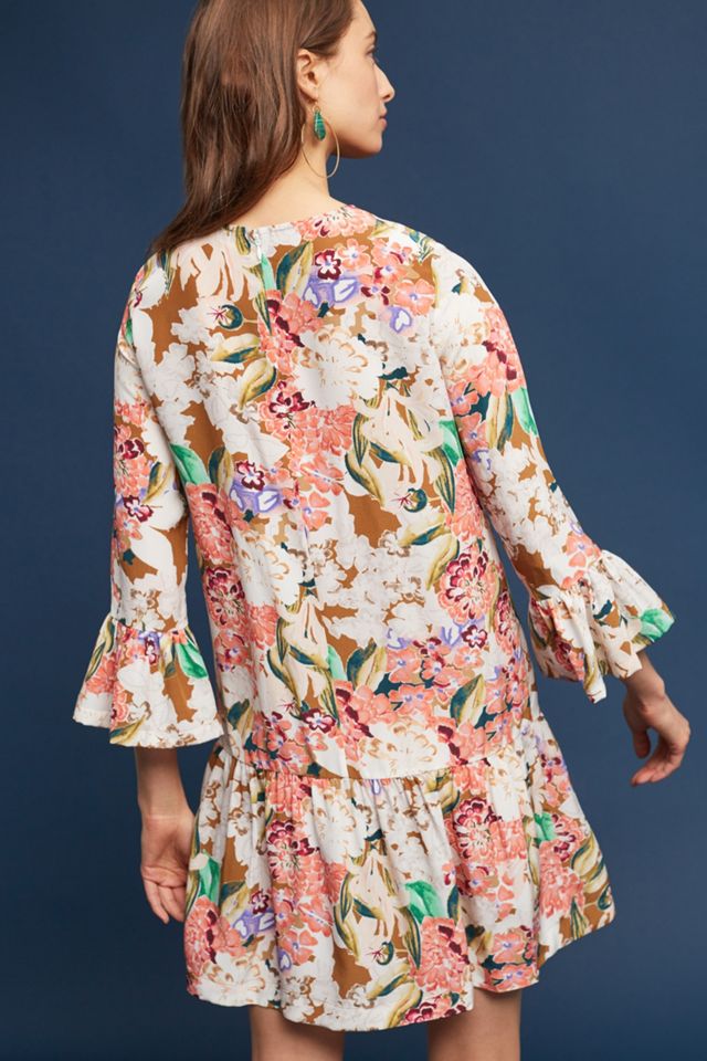 Zohra Silk Peplum Dress #2