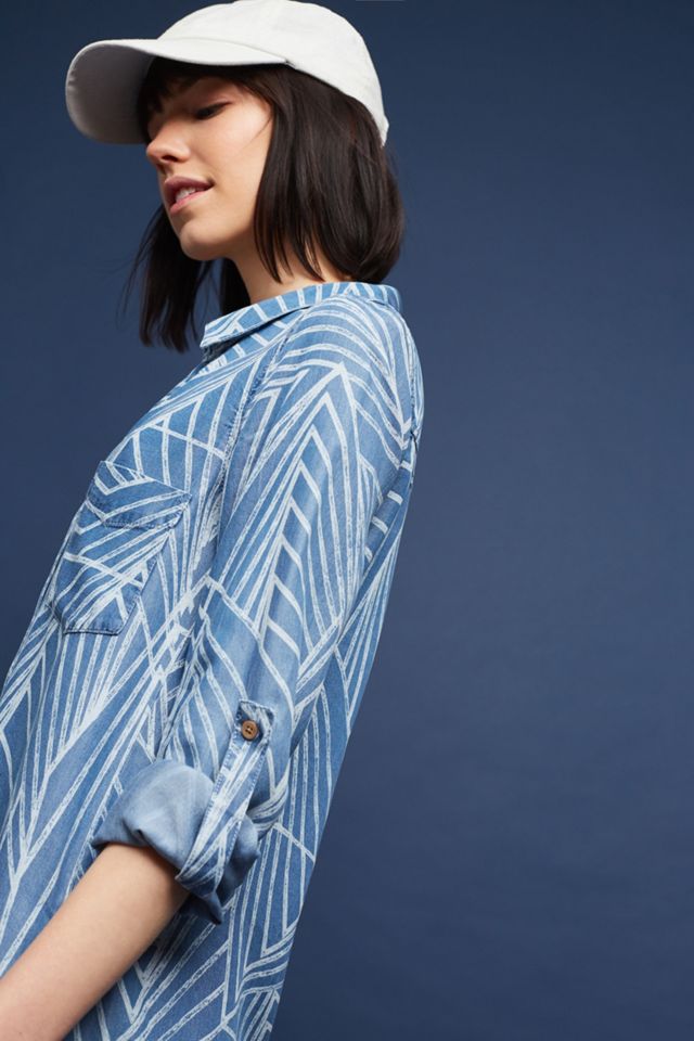Views Printed Shirtdress #1