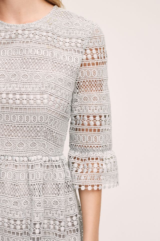 Folie Lace Dress, Grey #2