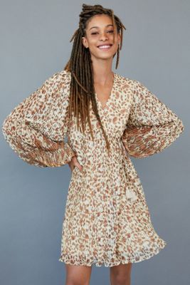 Shyla Pleated Mini Dress