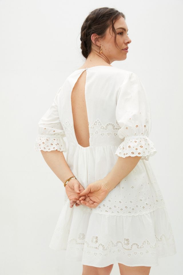 white christmas dresses Twill Mini Dress – BCBGMAXAZRIA