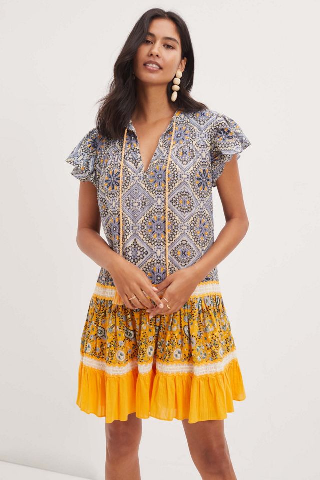 Ruffled Tunic Dress | Anthropologie
