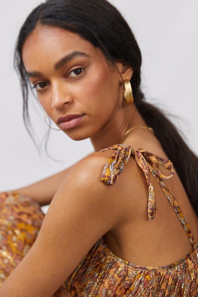 Let Me Be Shimmer Midi Dress #4