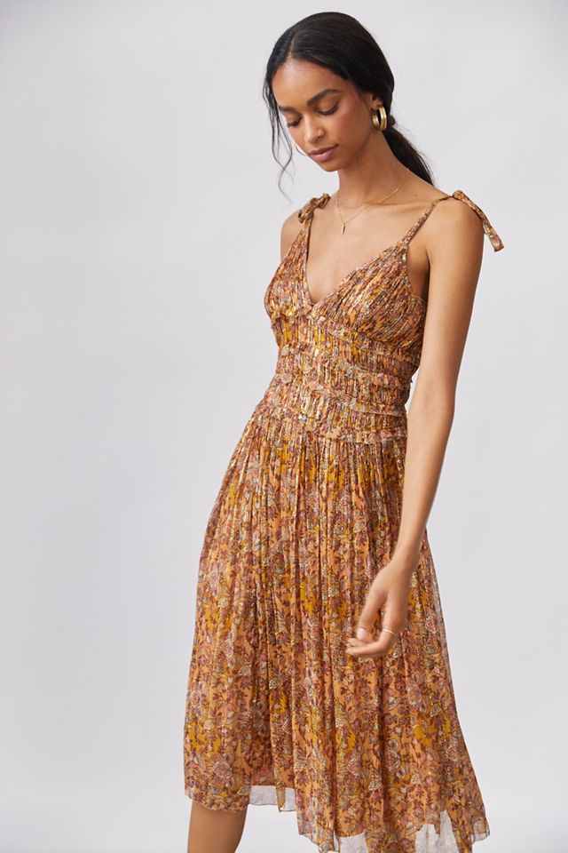 Let Me Be Shimmer Midi Dress #6