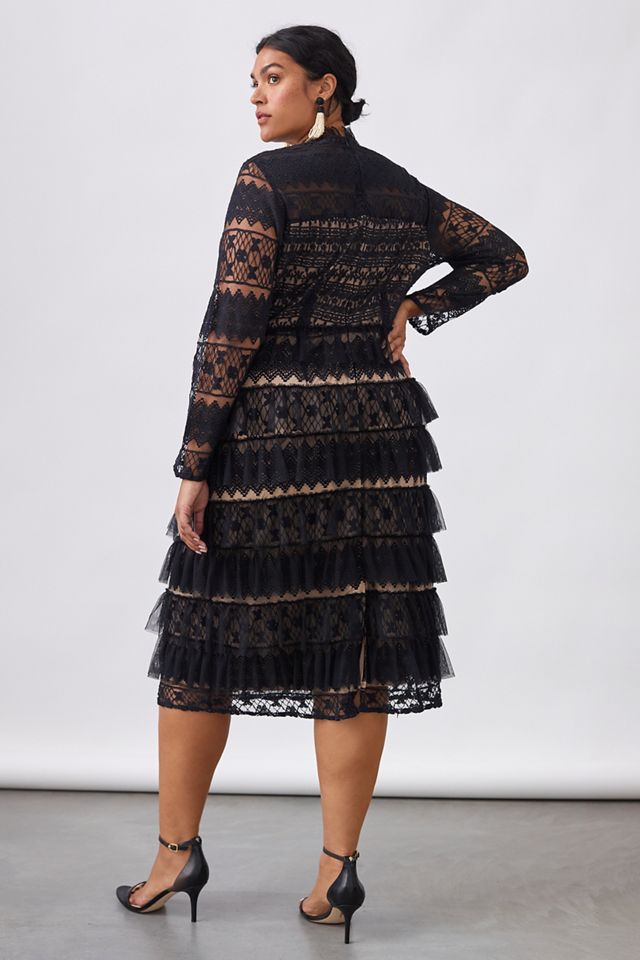 Lace Midi Dress #6
