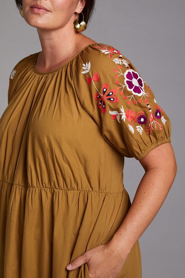 Let Me Be Embroidered Maxi Dress #6