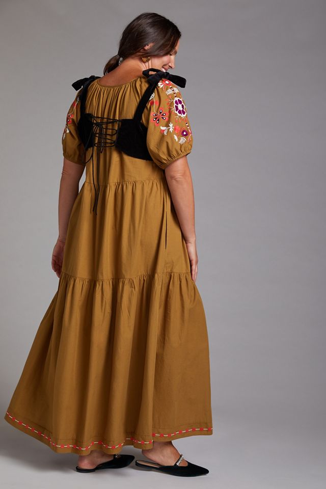 Let Me Be Embroidered Maxi Dress #7