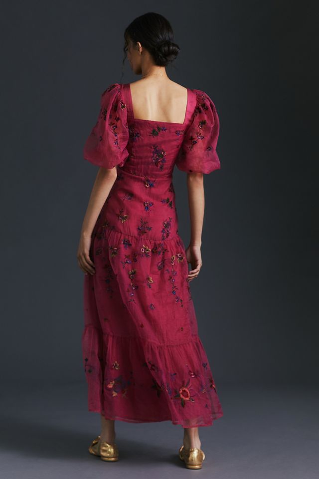 Let Me Be Embroidered Maxi Dress #2