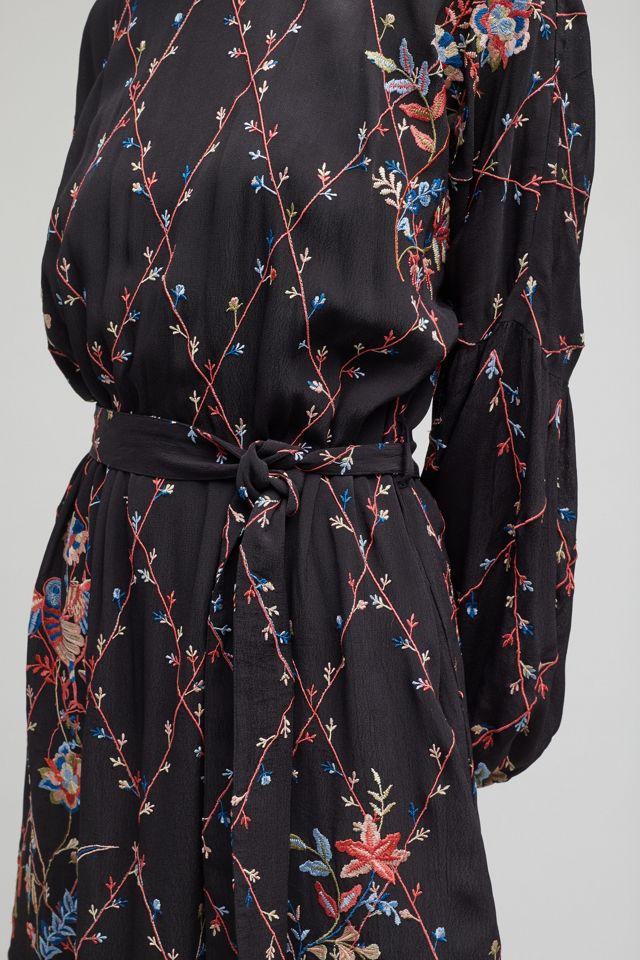 Bird Embroidered Dress | Anthropologie