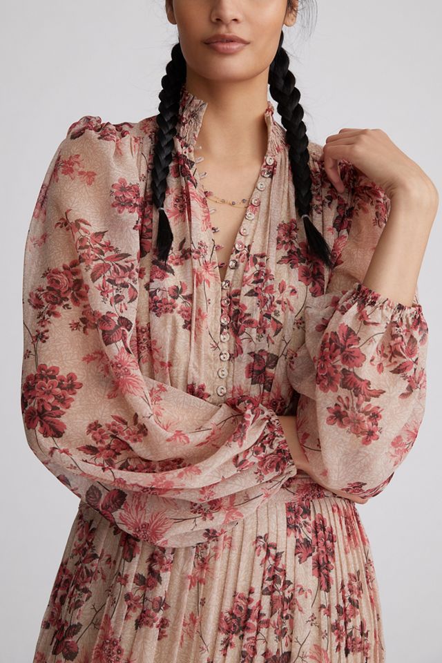Let Me Be Floral Maxi Dress | Anthropologie