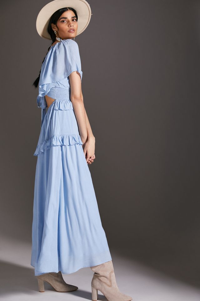 Tiered Ruffled Maxi Dress #1