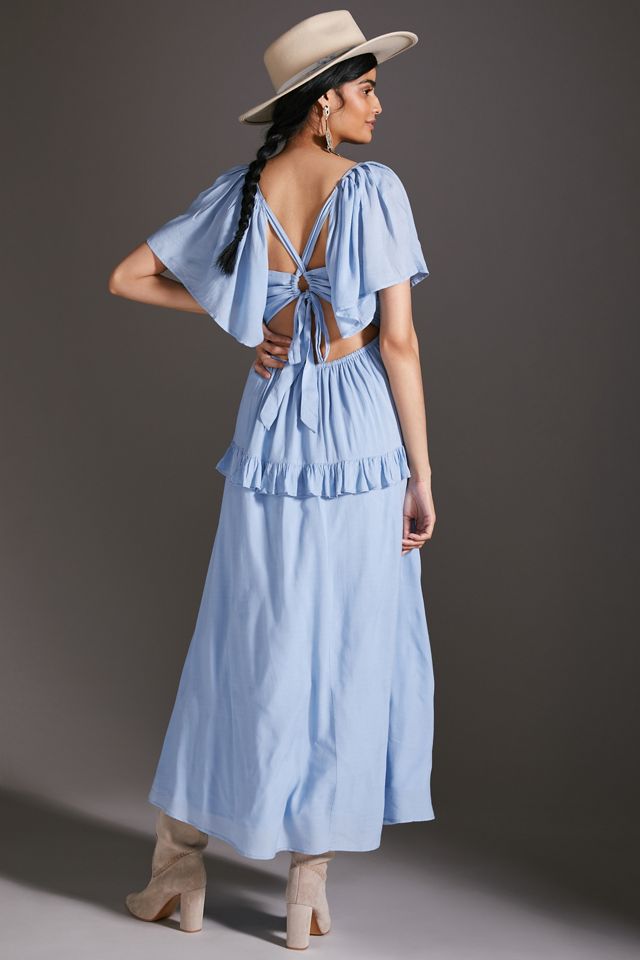 Tiered Ruffled Maxi Dress #2
