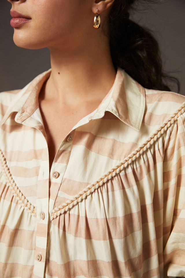 Let Me Be Embroidered Tiered Mini Dress #1