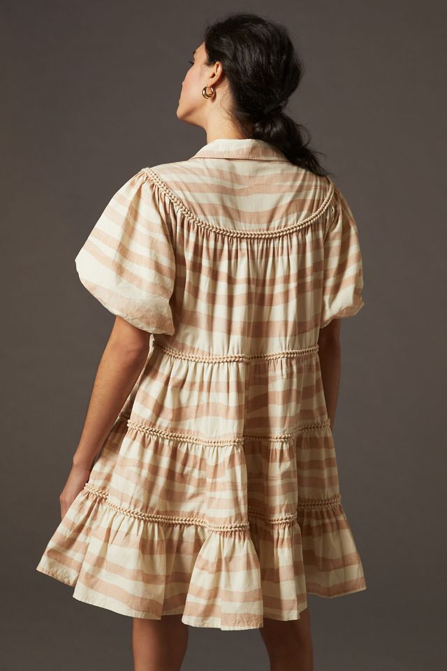 Let Me Be Embroidered Tiered Mini Dress #3